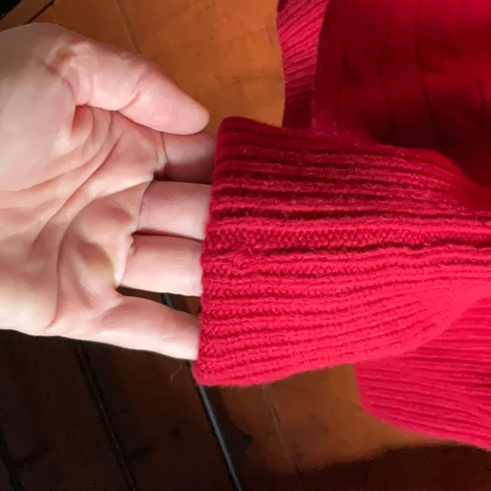 Women's Ralph Lauren Wool & Cashmere Sweater / Red / Size S - Picture 16 of 16